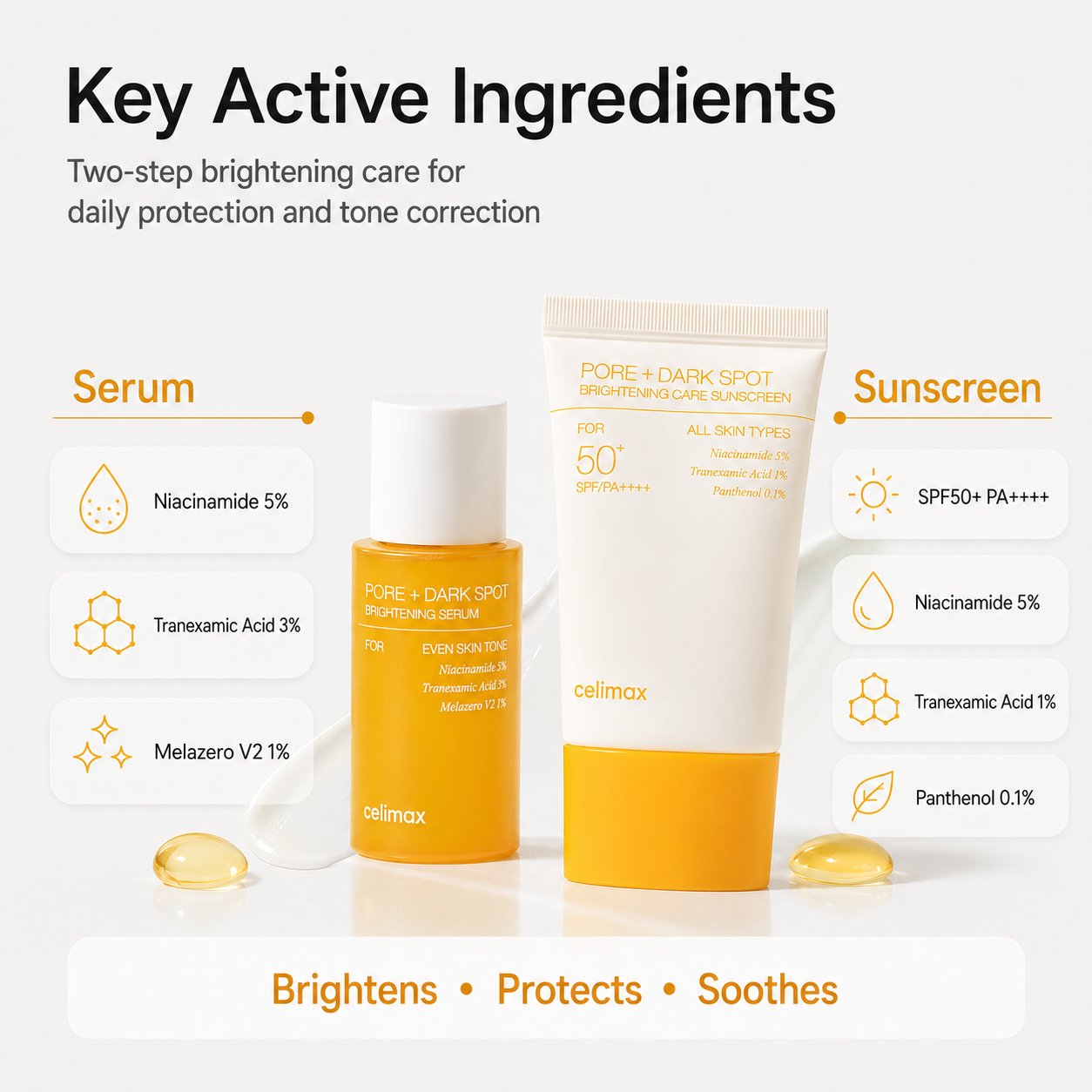 Pore+Dark Spot Brightening & Sun Care Duo