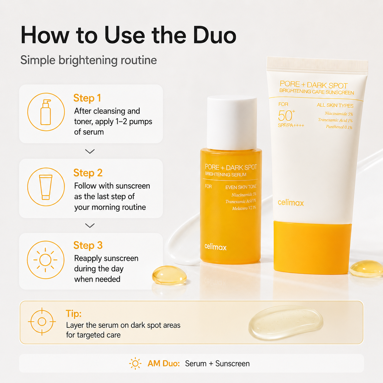 Pore+Dark Spot Brightening & Sun Care Duo
