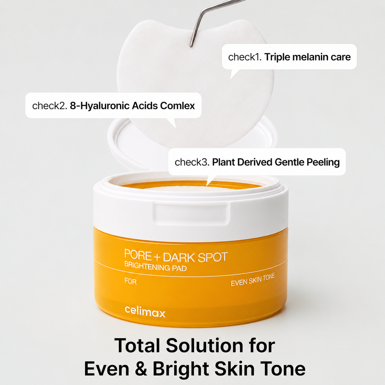 Pore+Dark Spot Brightening Pad - 40pcs/100mL