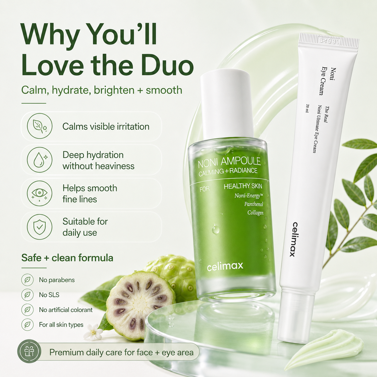The Real Noni Glow & Eye Care Duo
